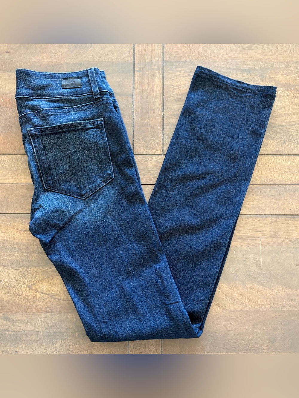 PAIGE Hidden Hills Straight Leg Jeans Midlake Wash Size 27